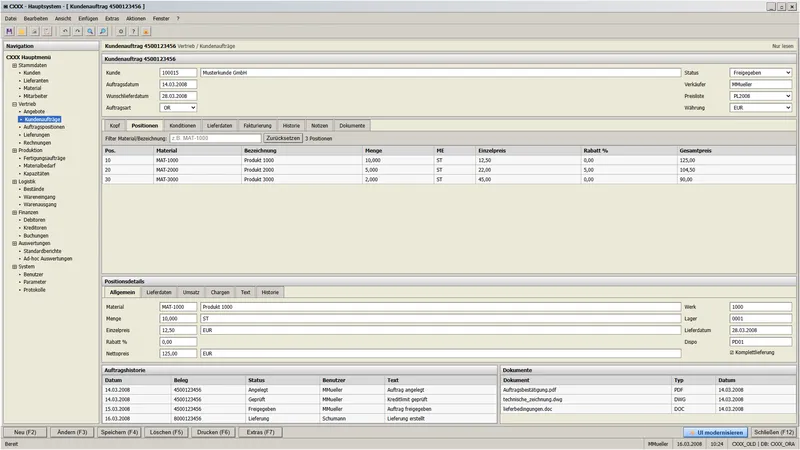  Migration: Legacy‑Desktop‑App CXXX modernes UI & Architektur